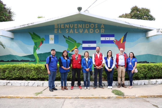 Responsable de Proyectos de Acción Humanitaria para Latinoamérica y el Caribe visita El Salvador