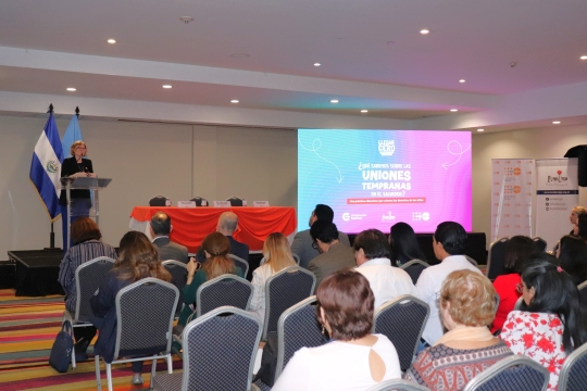 AECID, UNFPA y FUNDAUNGO presentan estudio sobre ¿Qué sabemos sobre las Uniones tempranas en El Salvador?