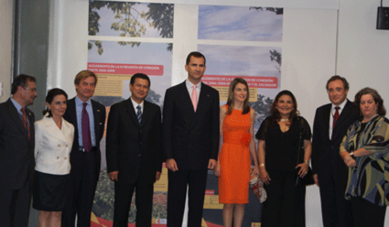 Los Príncipes de Asturias inauguran la nueva sede de la AECID en San Salvador