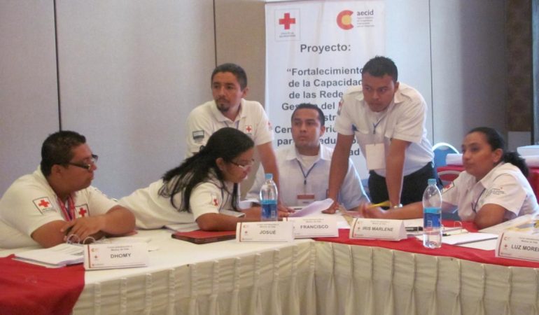 La Cruz Roja Salvadoreña realiza taller sobre medios de vida con apoyo de AECID