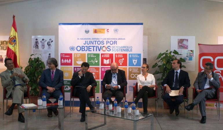El Salvador, España y el Sistema de las Naciones Unidas promueven la reflexión sobre los ODS