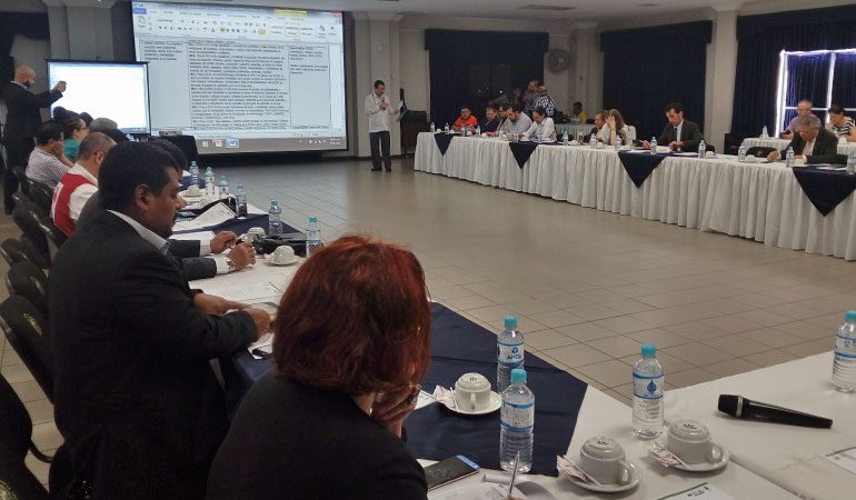 Integrantes de CONASAV revisan documento preliminar del Plan El Salvador Sustentable