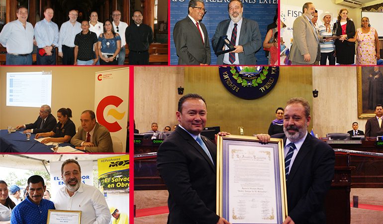 Asamblea Legislativa otorga el título “Noble Amigo de El Salvador” a Coordinador de AECID Ignacio Nicolau
