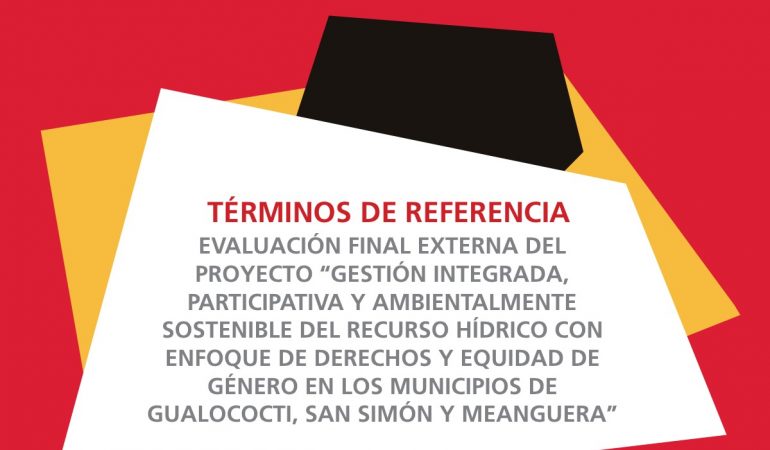 Términos de Referencia de evaluación final de proyecto de Solidaridad Internacional País Valenciano