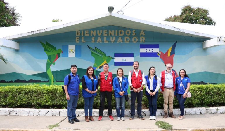 Responsable de Proyectos de Acción Humanitaria para Latinoamérica y el Caribe visita El Salvador